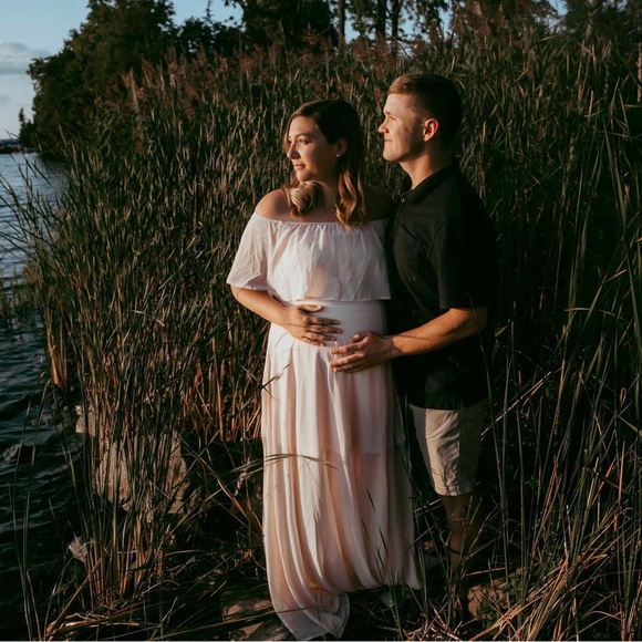 Baltic Born - Victoria Off the Shoulder Maxi Dress - Picture 1 of 2